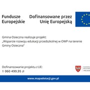 Wsparcie rozwoju edukacji przedszkolnej w OWP na terenie Gminy Osieczna